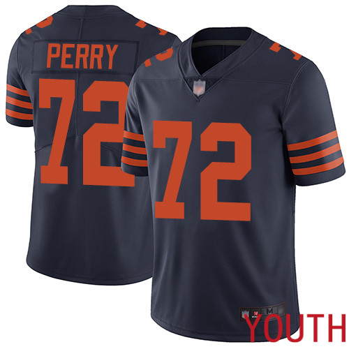 Chicago Bears Limited Navy Blue Youth William Perry Jersey NFL Football #72 Rush Vapor Untouchable